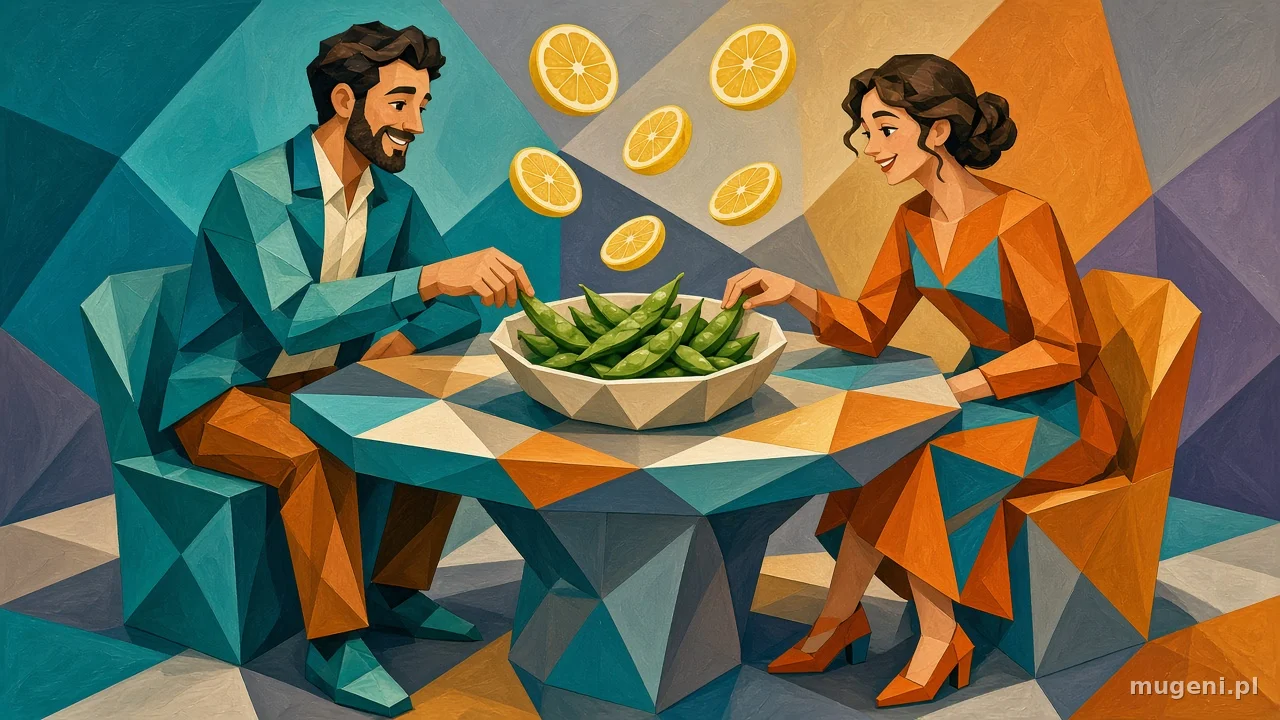 Edamame w cytrusowej marynacie: obetnij końcówki strączków, a smak wejdzie do środka